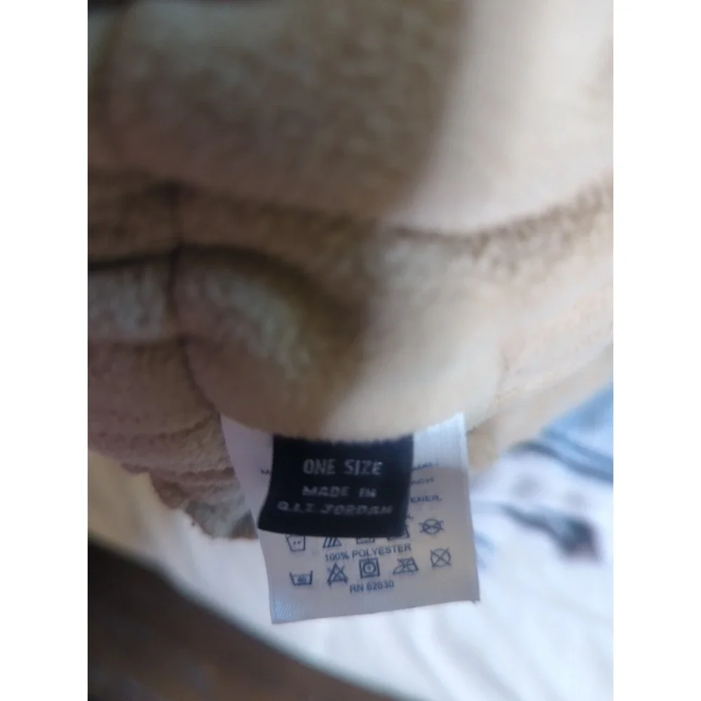 Lands End Baby Car Seat Cover Warm Beige Fleece 51005